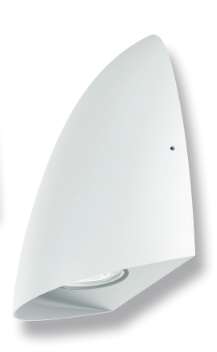 FINN-8 FIN SHAPE 8W WALL LIGHT IP65 240V WHITE